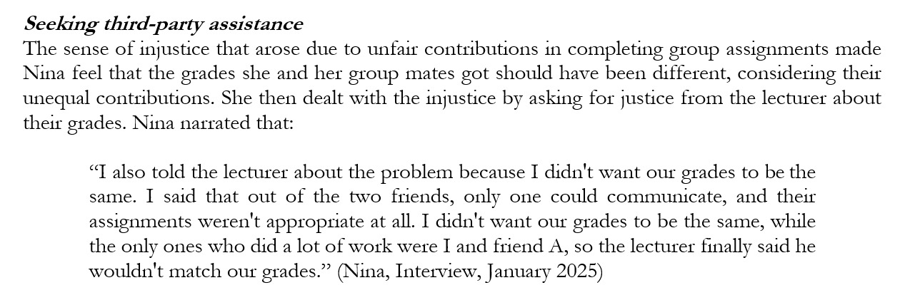 Seeking Third Party Assistance