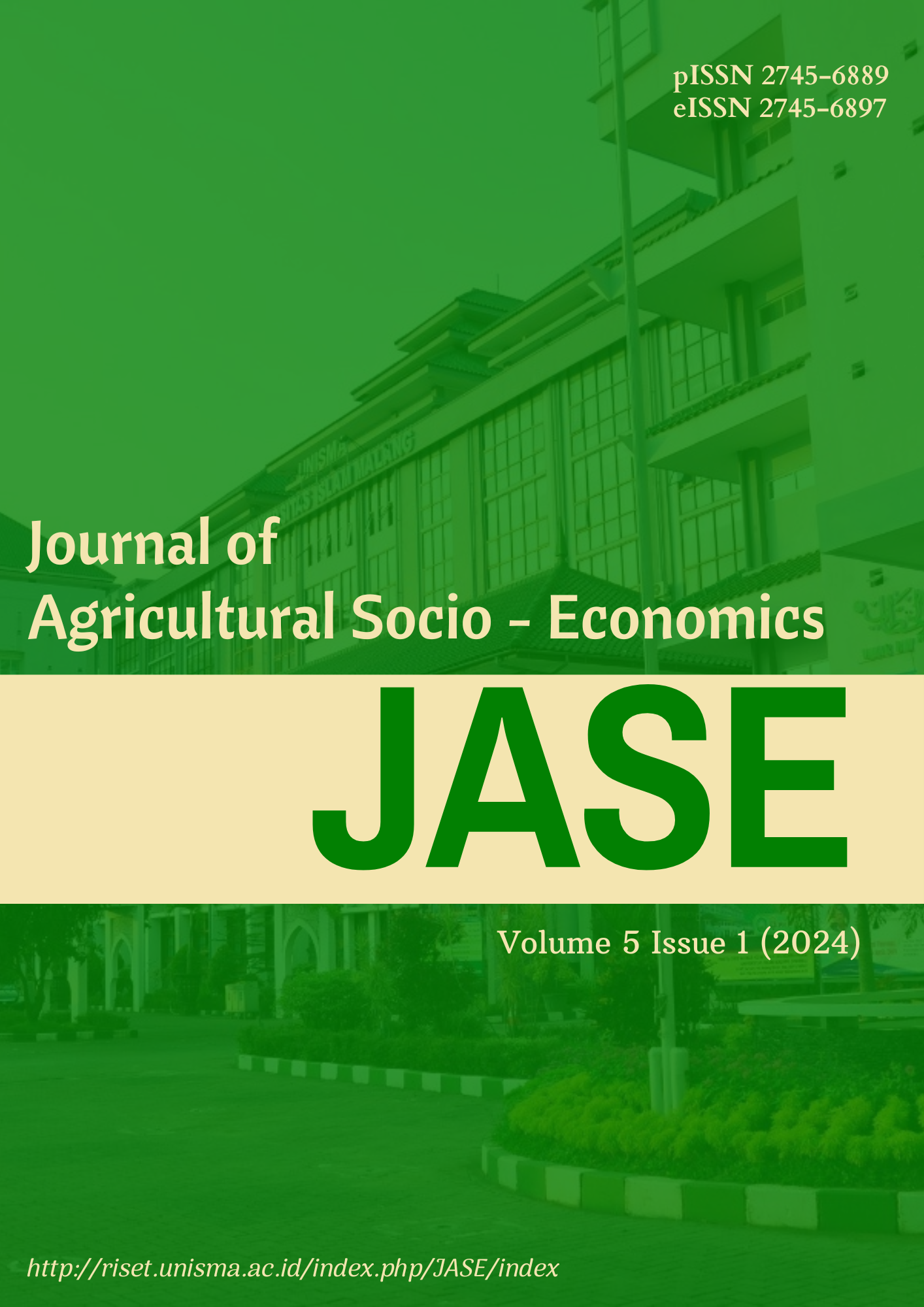 					View Vol. 5 No. 1 (2024): Journal of Agricultural Socio-Economics (JASE)
				